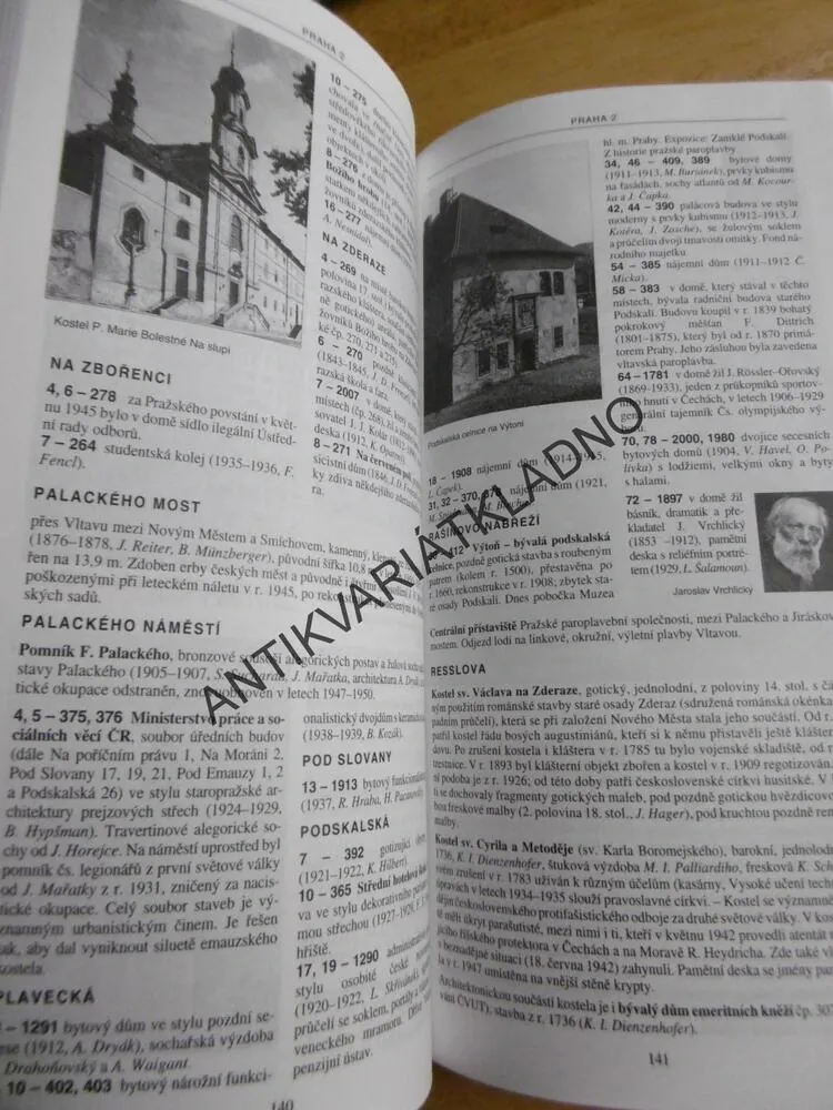 ULICE A DOMY MĚSTA PRAHY, CTIBOR RYBÁR, **an