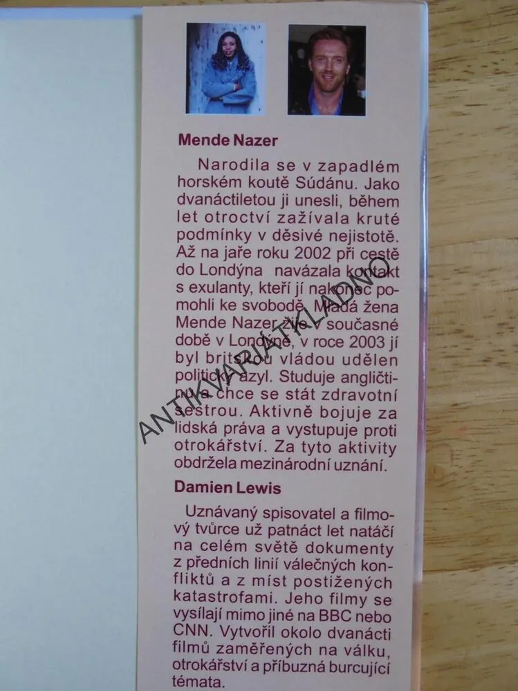 BYLA JSEM OTROKYNÍ, MENDE NAZER, DAMIEN LEWIS,