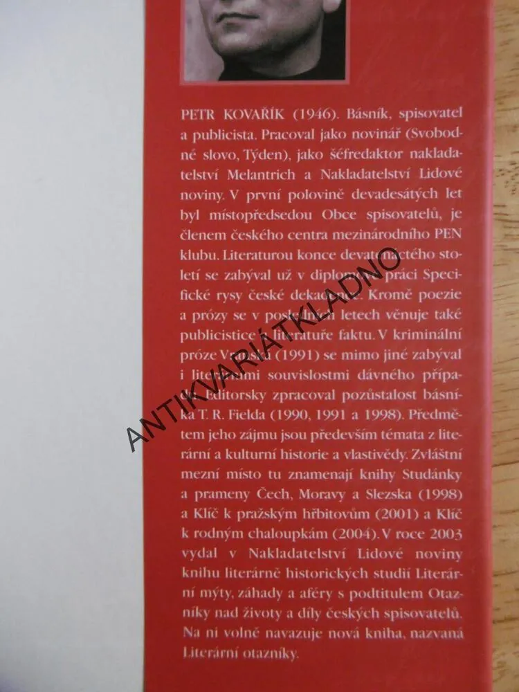 LITERÁRNÍ OTAZNÍKY, MÝTY, ZÁHADY A AFÉRY II., PETR KOVAŘÍK, **an