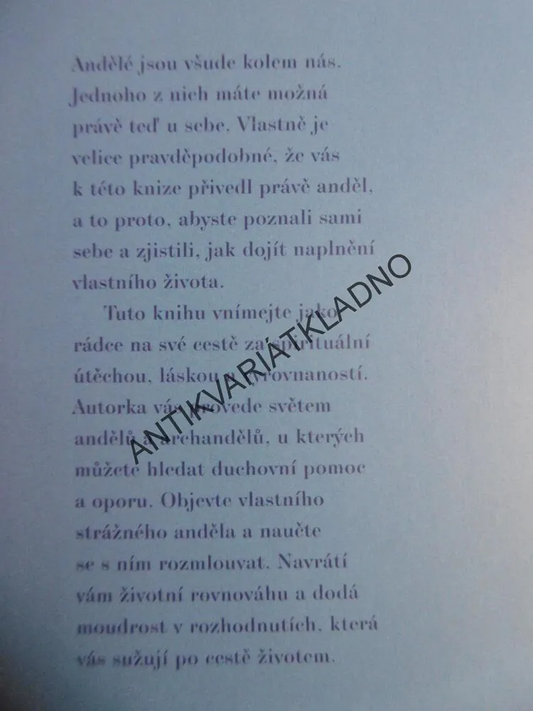 ROZMLUVY S ANDĚLY, JUDITH MARSHALLOVÁ
