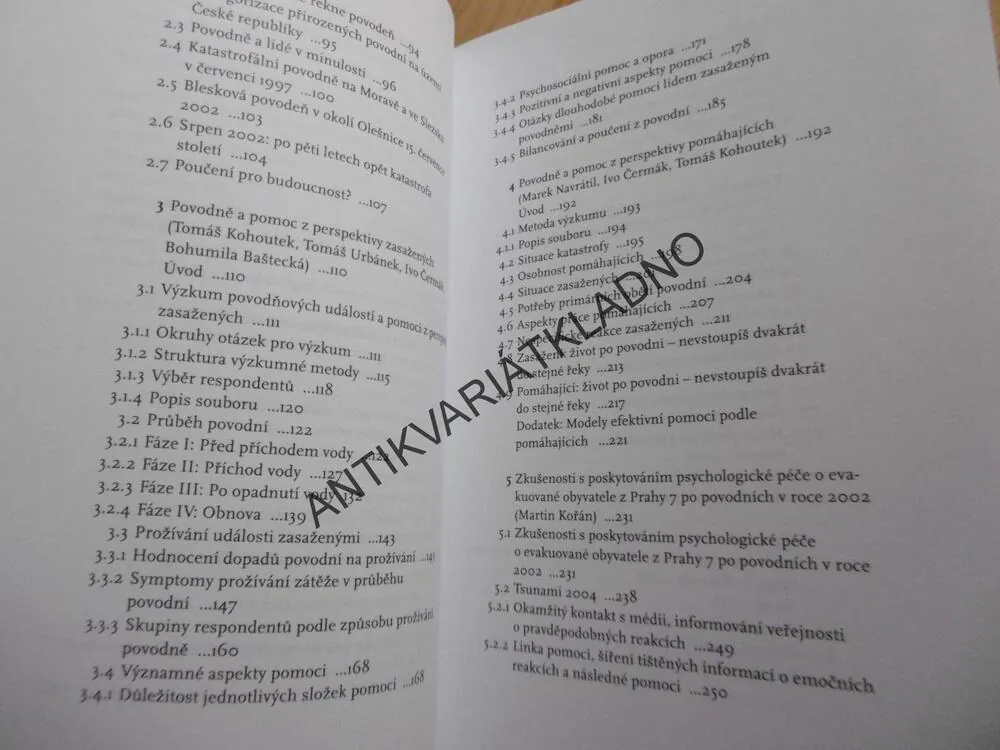 PSYCHOLOGIE KATASTROFICKÉ UDÁLOSTI