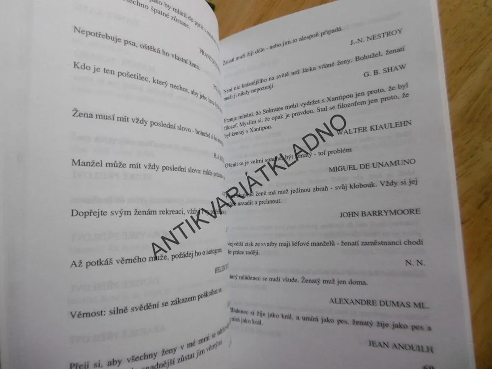 AFORISTIKON, VÁCLAV DUŠEK, **an