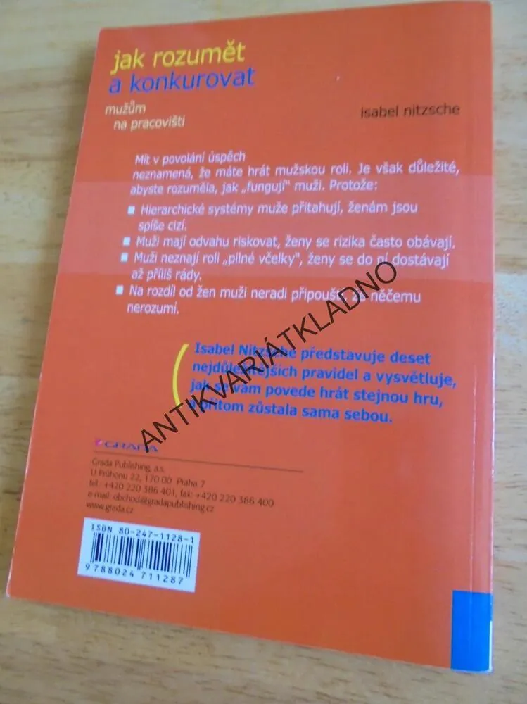 JAK ROZUMĚT A KONKUROVAT MUŽŮM NA PRACOVIŠTI, NITZSCHE, **an