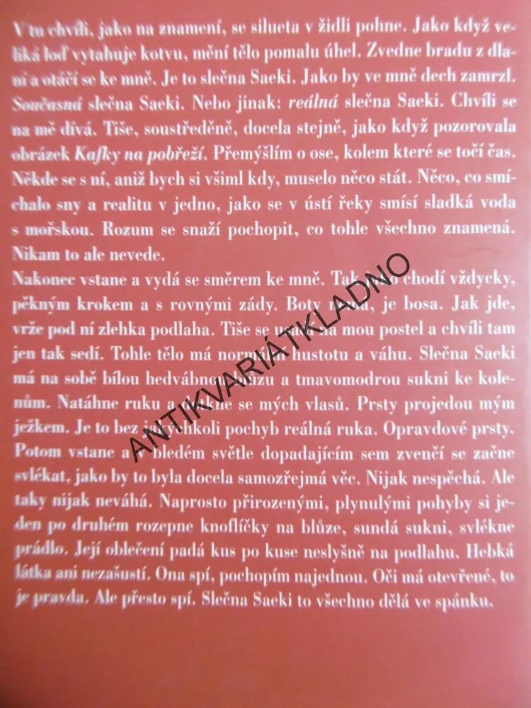 KAFKA NA POBŘEŽÍ, HARUKI MURAKAMI, **an