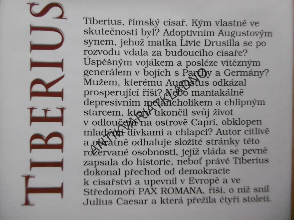 TIBERIUS, POHNUTÝ ŽIVOT CÍSAŘE, ROGER CARATINI