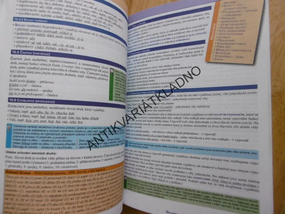 ČESKÝ JAZYK, PŘEHLED STŘEDOŠKOLSKÉHO UČIVA, EDICE MATURITA