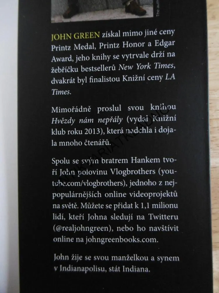 HLEDÁNÍ ALJAŠKY, JOHN GREEN, BESTSELLER, **an