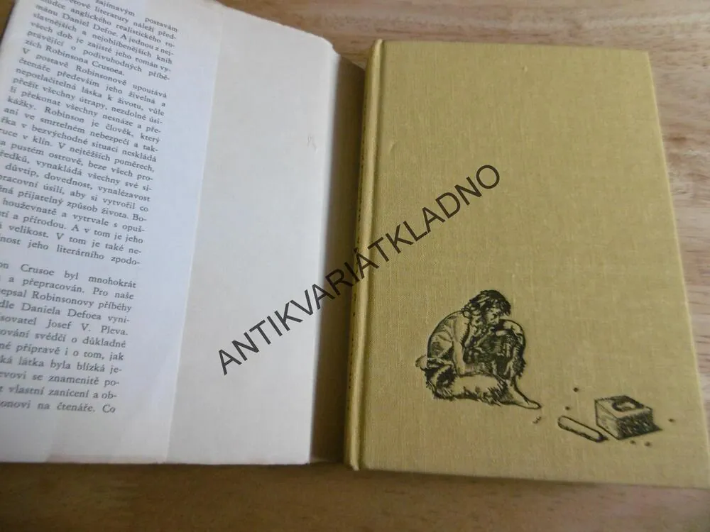 ROBINSON CRUSOE, DANIEL DEFOE, JOSEF V.PLEVA, ZDENĚK BURIAN, 1973