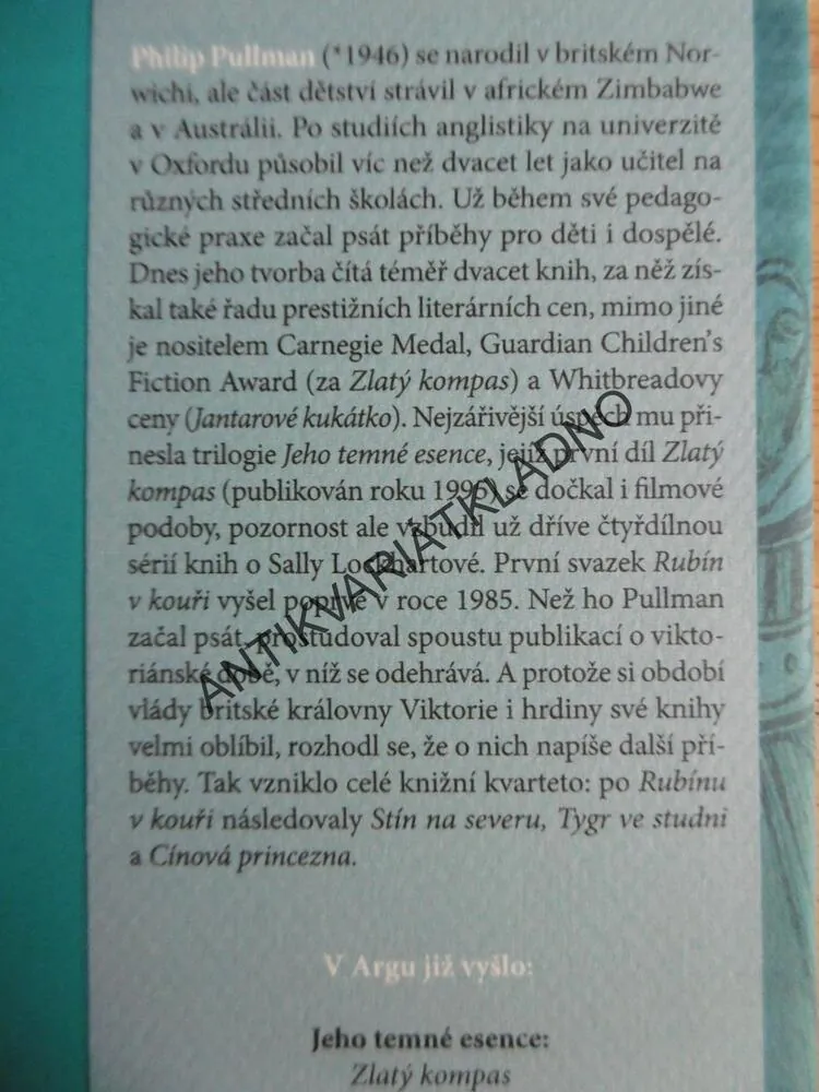 STÍN NA SEVERU, PHILIP PULLMAN