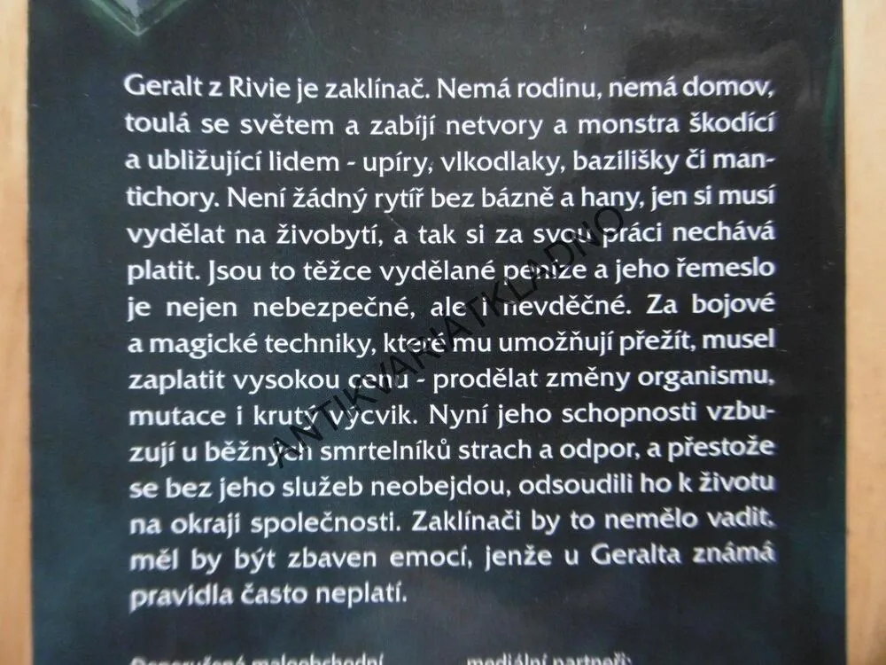 ZAKLÍNAČ 1. POSLEDNÍ PŘÁNÍ, ANDRZEJ SAPKOWSKI, **an