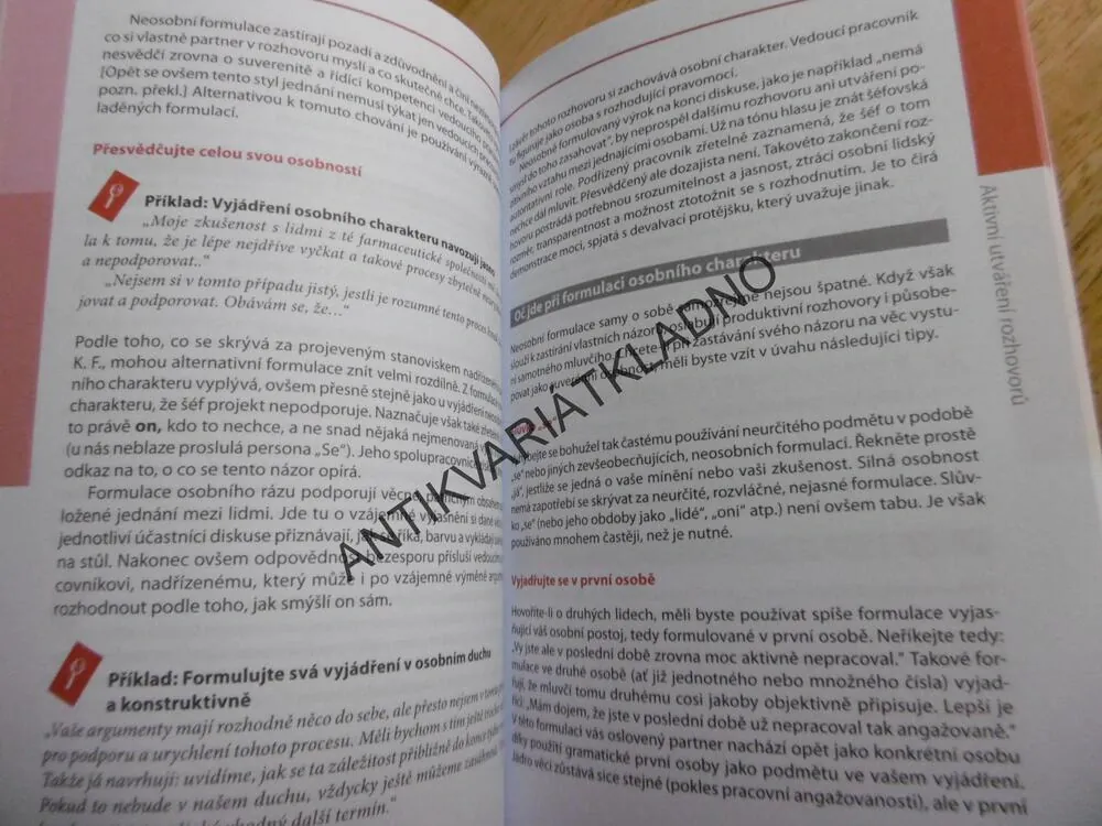 UMĚNÍ ÚSPĚŠNÉ KOMUNIKACE, ANJA VON KANITZ, **an