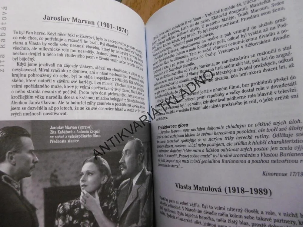 ZITA KABÁTOVÁ, BEZ SERVÍTKŮ..., MARIE FORMÁČKOVÁ, **an