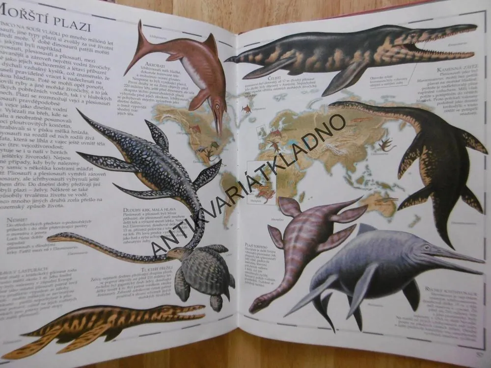 OBRAZOVÝ ATLAS DINOSAURŮ, DINOSAUŘI, GIULIANO FORNARI, **an