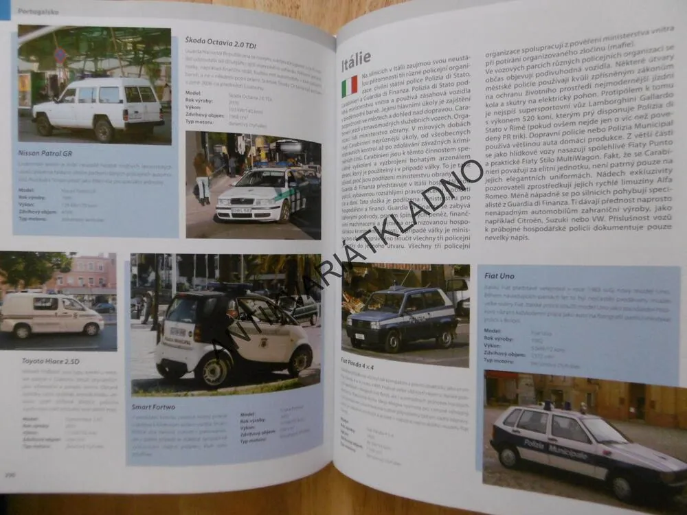 1000 POLICEJNÍCH VOZŮ, POLICEJNÍ SPECIÁLY Z CELÉHO SVĚTA, **an