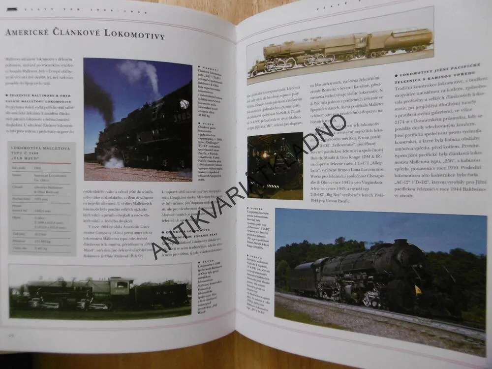 SVĚTOVÁ ENCYKLOPEDIE LOKOMOTIV, ŽELEZNICE, COLIN GARRATT, **an