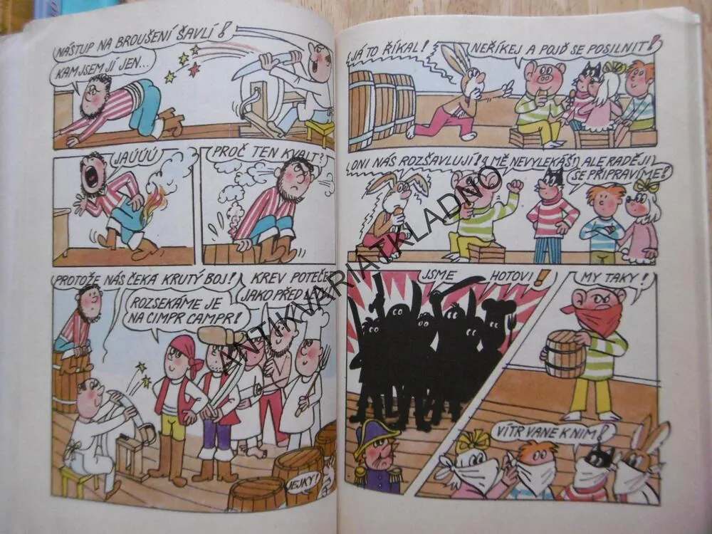 ČTYŘLÍSTEK, JAK SE CHODÍ DO POHÁDKY,POKLAD KAPITÁNA KIDA, ŠTÍPLOVÁ, NĚMEČEK