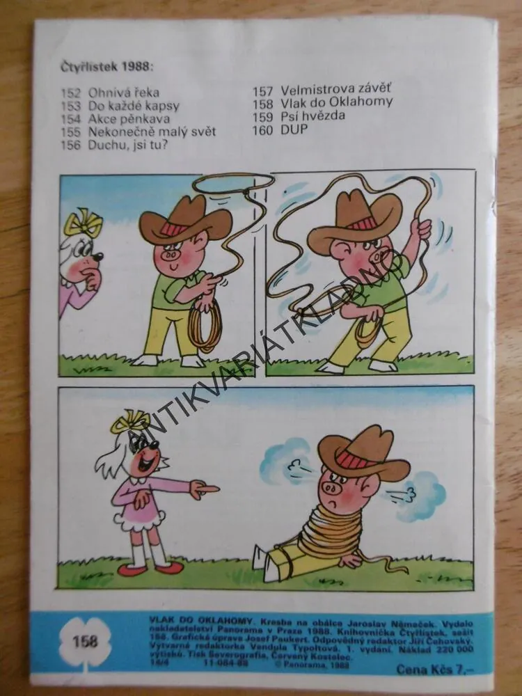 ČTYŘLÍSTEK 158 - VLAK DO OKLAHOMY