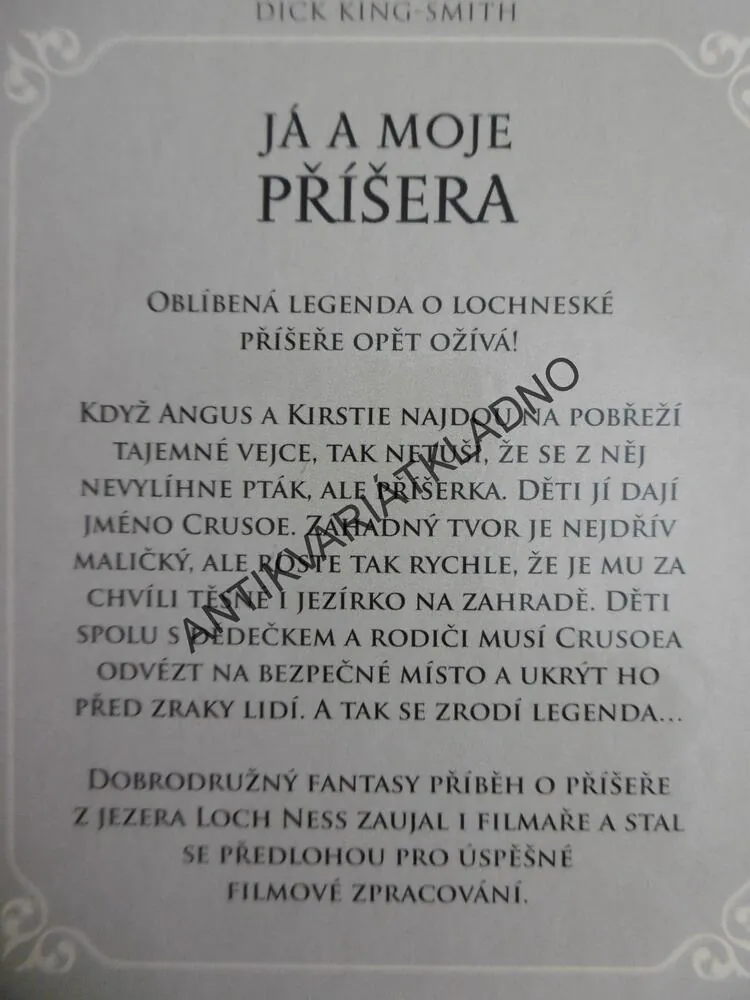 JÁ A MOJE PŘÍŠERA, DICK KING-SMITH, **an