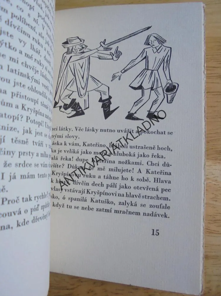 O NESMĚLÉM KRYŠPÍNOVI A NEDOČKAVÉ KATEŘINĚ, TOMAN,ŠVÁB, VODOZNAK, **an