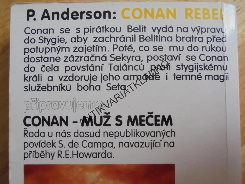 CONAN, REBEL, POUL ANDERSON, **an