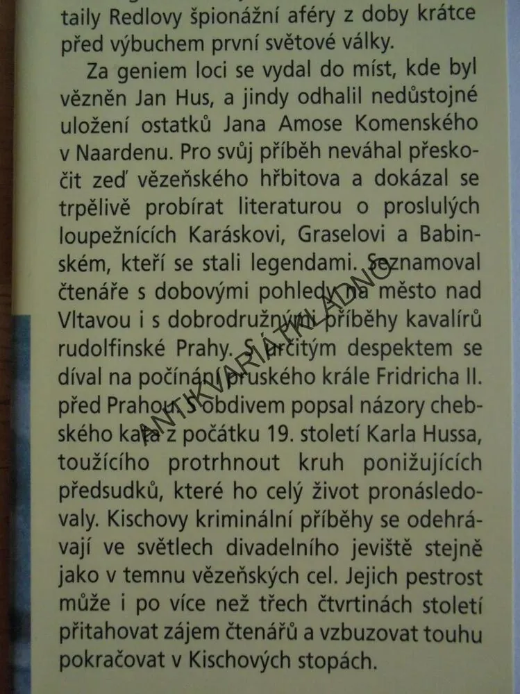 PRAŽSKÝ PITAVAL, E.E.KISCH, PRAHA