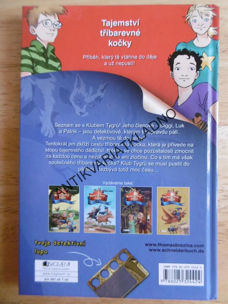 KLUB TYGRŮ, THOMAS BREZINA, TAJEMSTVÍ TŘÍBAREVNÉ KOČKY, VČ.LUPY, **an