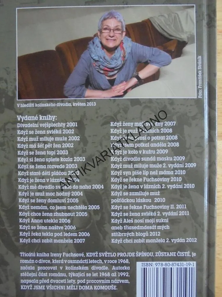 KDYŽ SVĚTLO PROJDE ŠPÍNOU, ZŮSTANE ČISTÉ, FUCHSOVÁ,DIVADLO