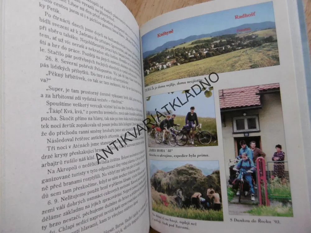 PUTOVÁNÍ PRO NIC - ZA NIC ANEB NA KOLE I V MAČKÁCH, PAVEL KNEBL Z TICHÉ, **an