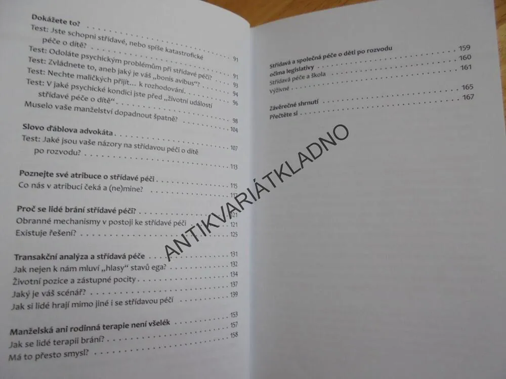 ROZVOD- STŘÍDAVÁ PÉČE O DÍTĚ, T.NOVÁK