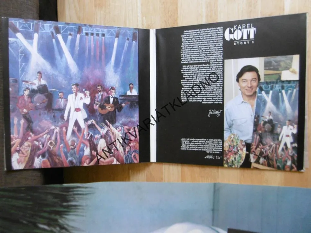 KAREL GOTT, STORY 3, + VELKÝ PLAKÁT, 2 LP, BOOK