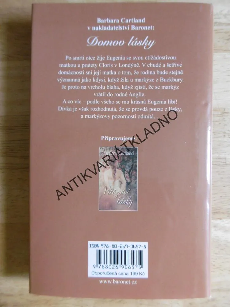 DOMOV LÁSKY, BARBARA CARTLAND, CARTLANDOVÁ, **an