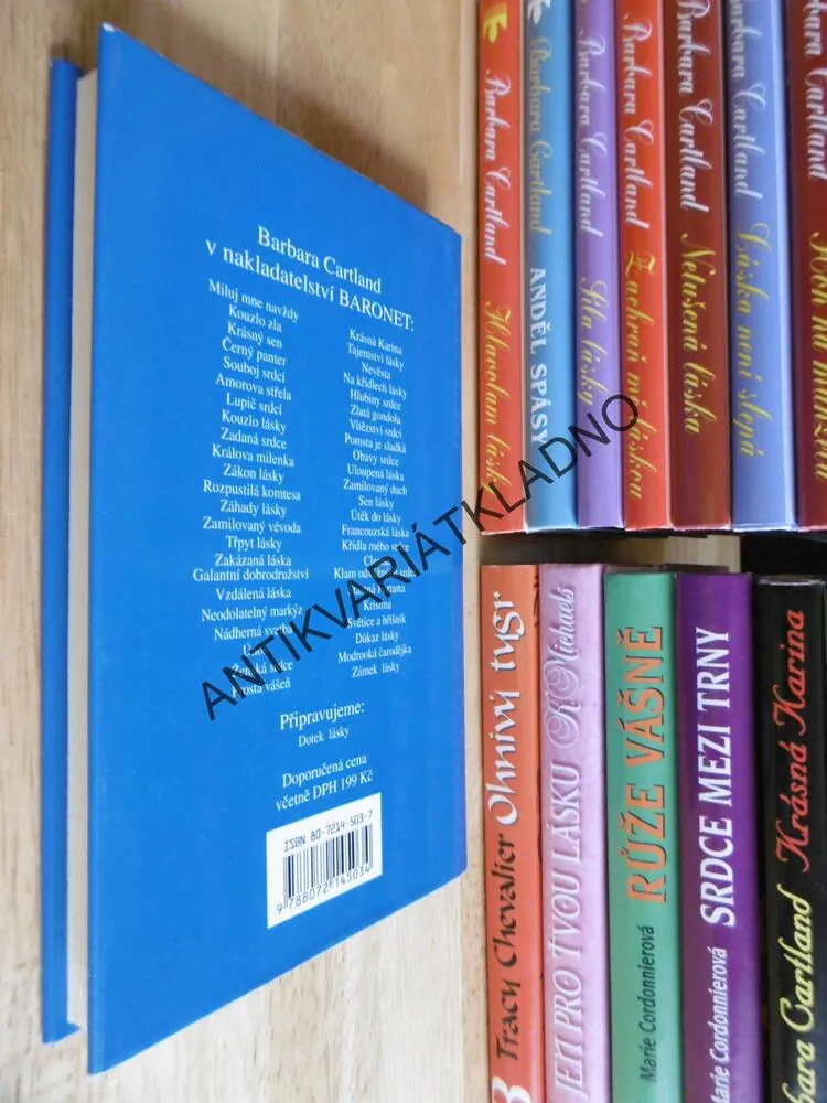 ZÁMEK LÁSKY, BARBARA CARTLAND, CARTLANDOVÁ, **an
