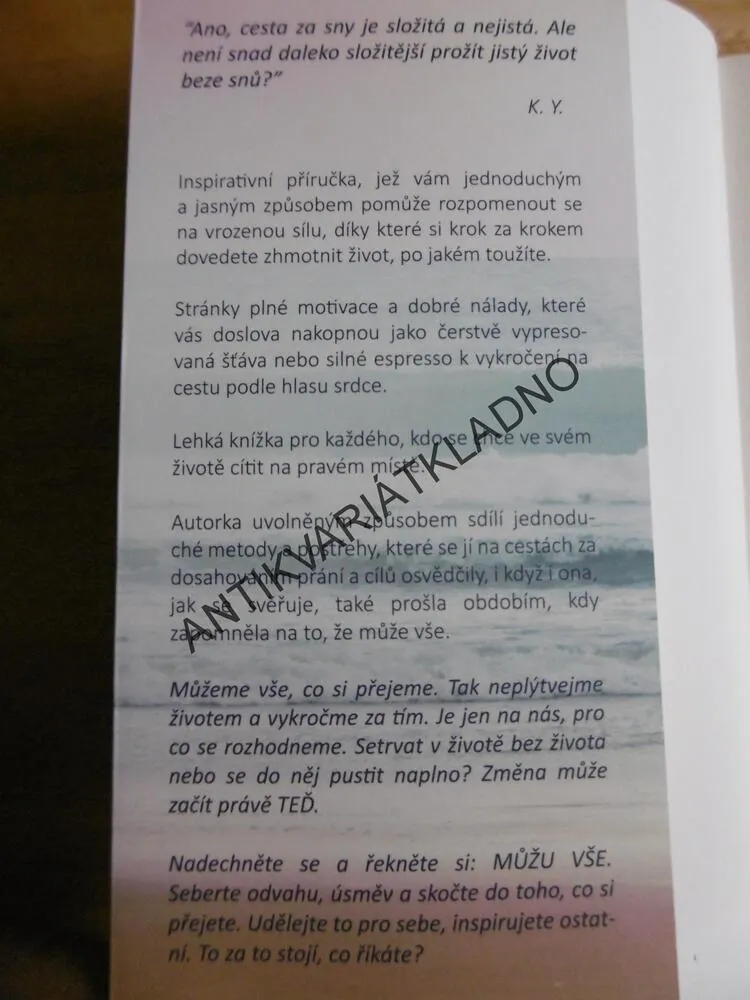 MŮŽEŠ VŠE, CO CHCEŠ, KATY YAKSHA, **an