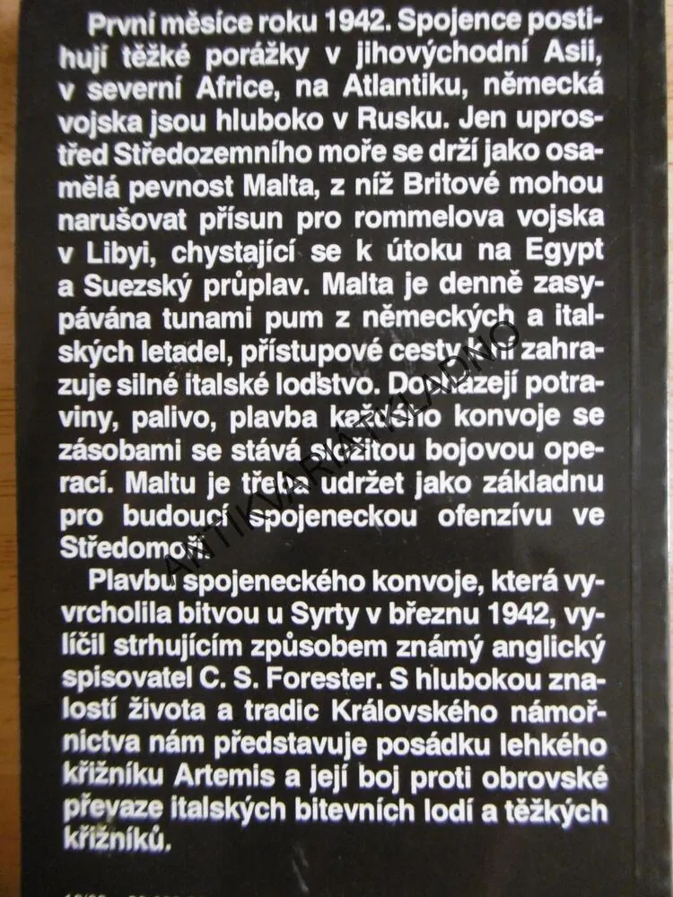 KŘIŽNÍK ARTEMIS, CECVIL SCOTT FORESTER,LETECTVÍ,