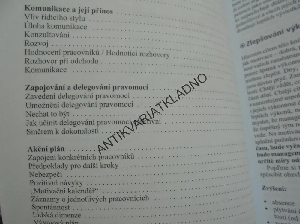 JAK MOTIVOVAT SVŮJ TÝM, KOMUNIKACE, DELEGOVÁNÍ PRAVOMOCÍ, FORSYTH