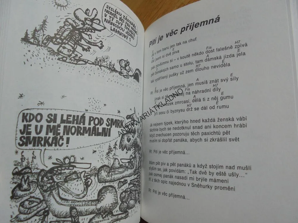 ZPĚVNÍK HONZY VYČÍTALA, JAN VYČÍTAL, AKORDY, TEXT, **an