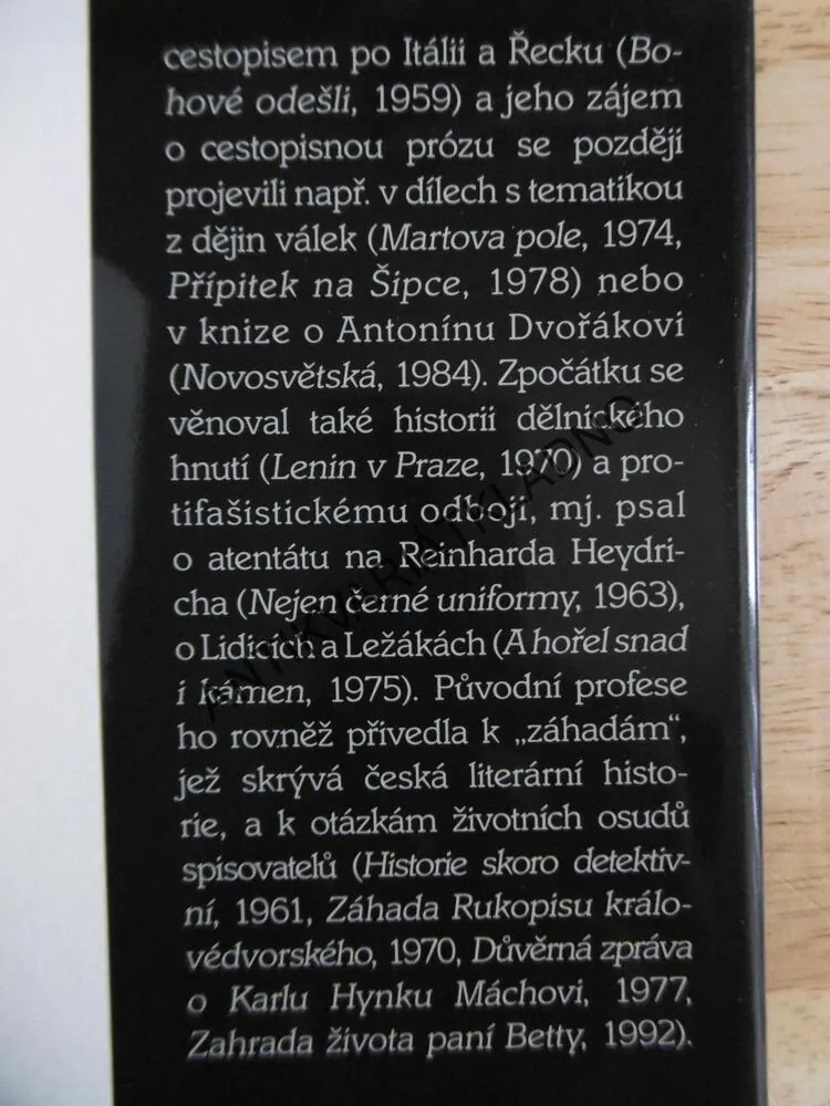 DŮVĚRNÁ ZPRÁVA O KARLU HYNKU MÁCHOVI, MIROSLAV IVANOV, **an