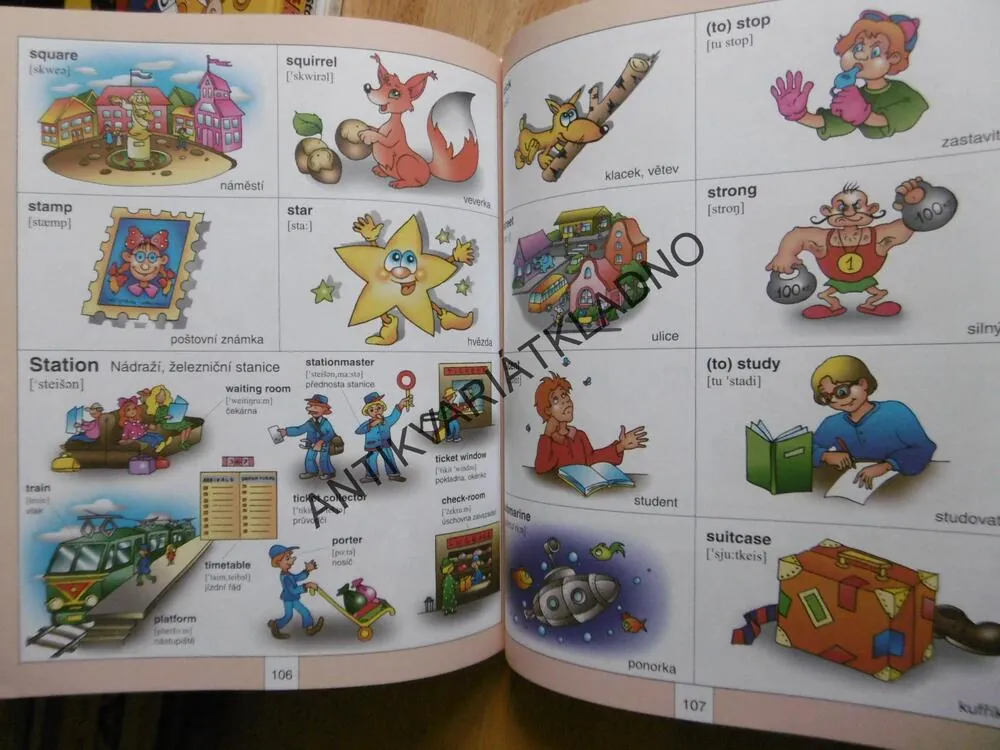 OBRÁZKOVÁ ANGLIČTINA, SLOVNÍČEK PRO DĚTI, **an