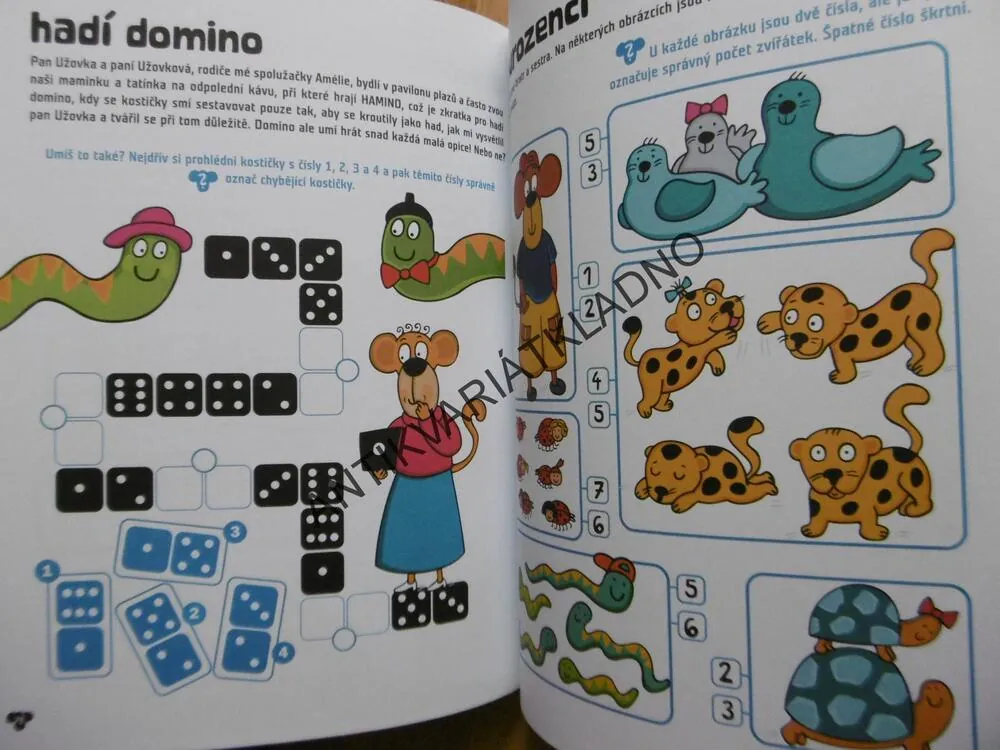 ŠKOLIČKA PRO NEPOSEDNÉ DĚTI A JEJICH RODIČE, OD A DO Z, OD 1 DO 100, KOCMANOVÁ, HEGEROVÁ
