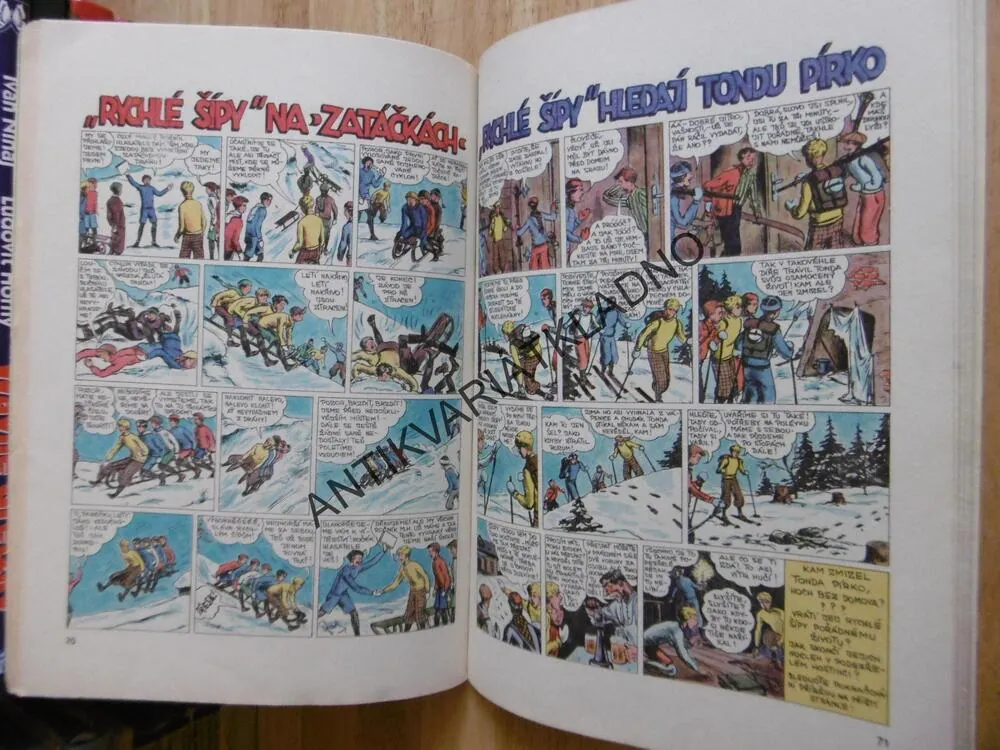 RYCHLÉ ŠÍPY 1, FOGLAR, FISCHER, KOMIKS, 1969, 106 STRAN
