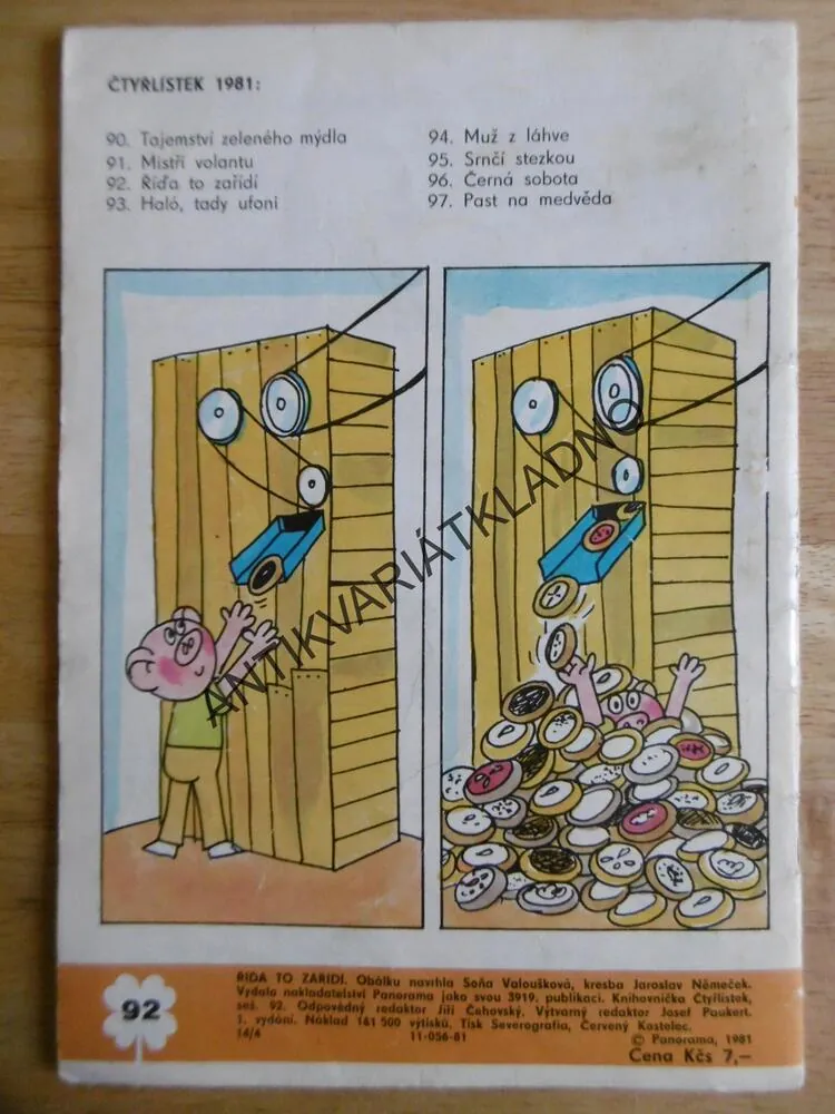 ČTYŘLÍSTEK 92 - ŘÍĎA TO ZAŘÍDÍ