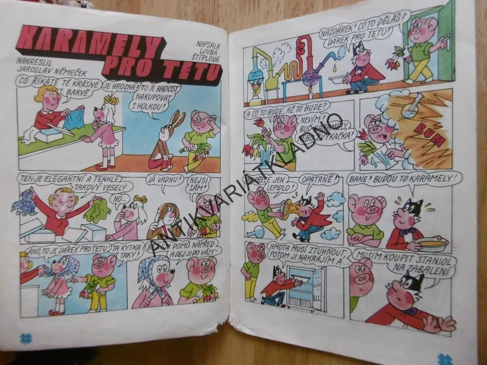 ČTYŘLÍSTEK 98 - KARAMELY PRO TETU