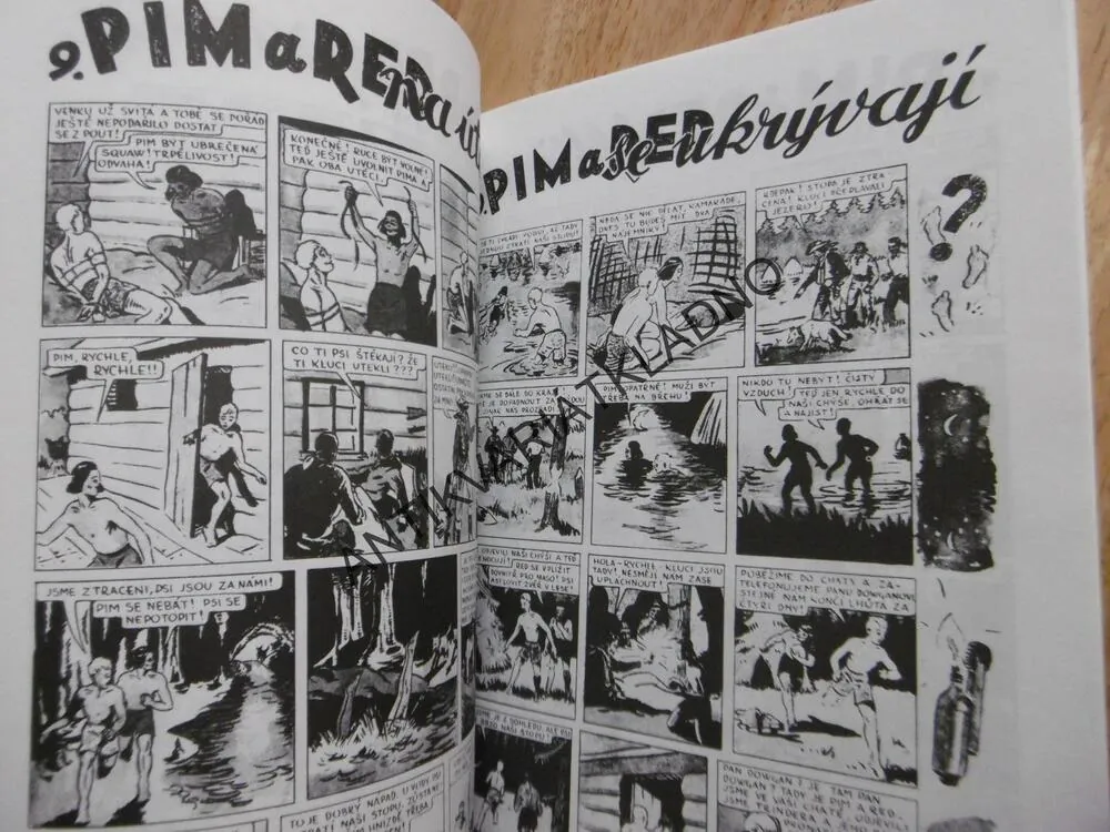 KRESLENÉ SERIÁLY, JAROSLAV FOGLAR, SVORNÍ GAMBUSÍNI, PIM A RED, AJ.