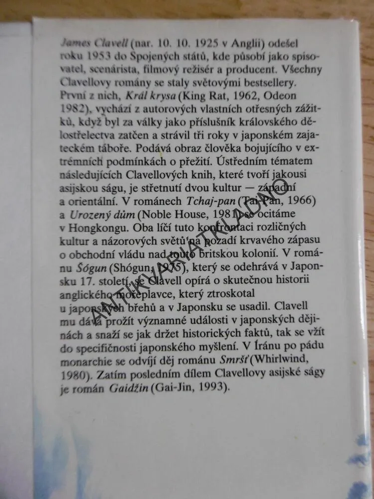 ŠÓGUN, 2-3, JAMES CLAVELL, JAPONSKO, HISTORIE