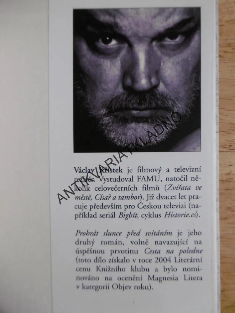 PROHRÁT SLUNCE PŘED SVÍTÁNÍM, VÁCLAV KŘÍSTEK, **an