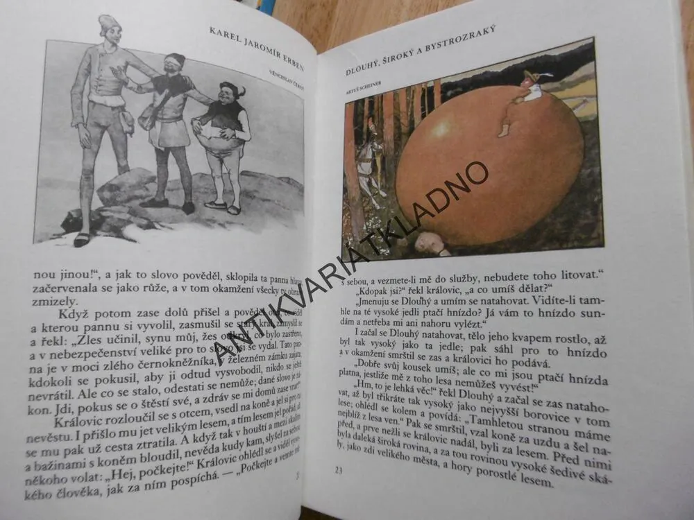 PADESÁT POHÁDEK, ERBEN, NĚMCOVÁ, RAIS, ČTVRTEK, SEKERA ATD., **an