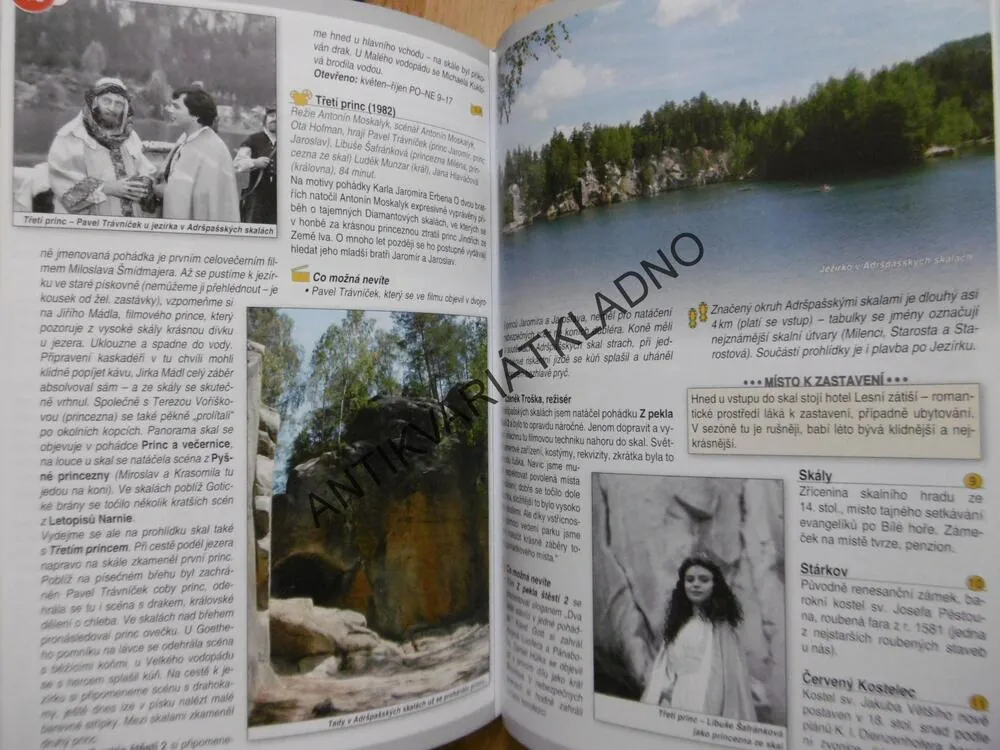FILMOVÁ A CESTOVNÍ KNIHA, AUTEM PO ČECHÁCH, MORAVĚ A SLEZSKU, VČETNĚ DVD, **an