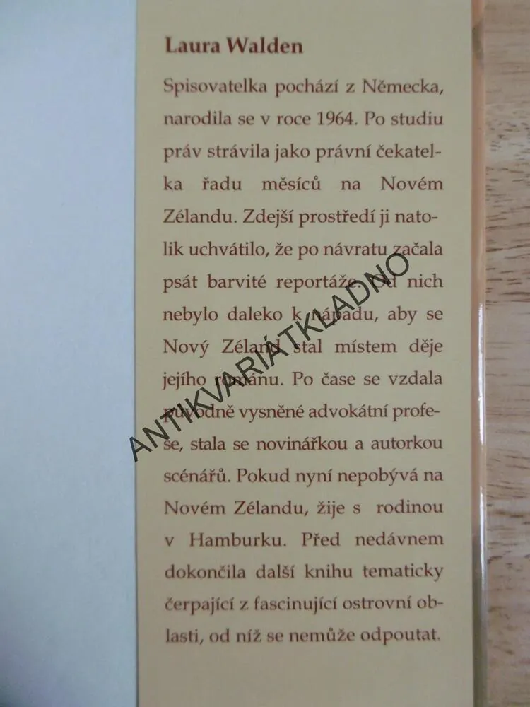 MAORSKÁ PRINCEZNA, LAURA WALDEN, **an