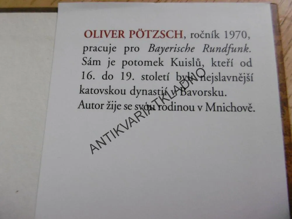 KATOVA DCERA, OLIVER PÖTZSCH, **an