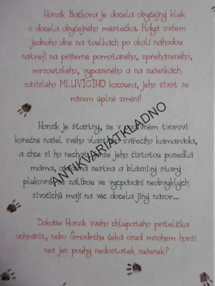 ŠMODRCHA, PĚKNĚ POPLETENÝ KOČIČÁK,ARCHIE KIMPTON, **an